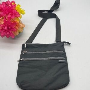 Dark Gray Crossbody Bag with Zipper Pockets MCB9210P